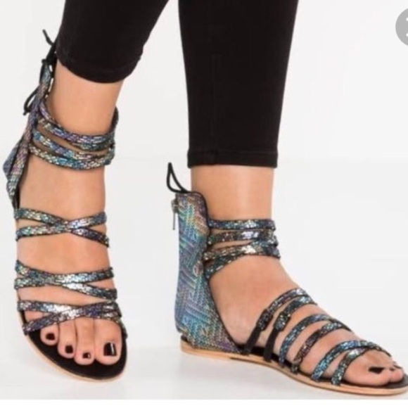 Free People Juliette iridescent gladiator sandals - Picture 5 of 5